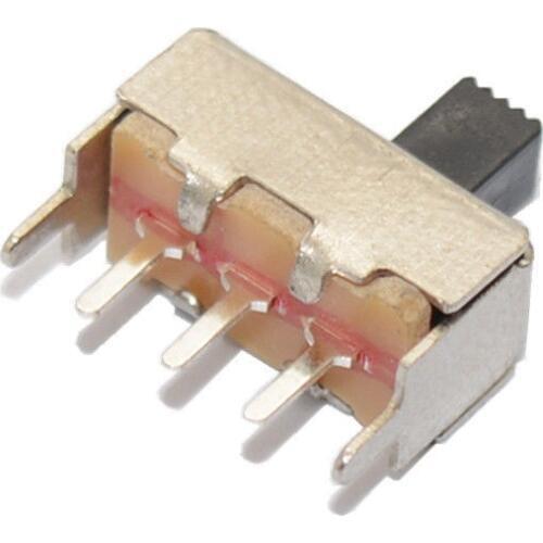 50pcs NEW SS12F44G4 3 Pin DIP 2 Position SPDT 1P2T Vertical Slide Switch