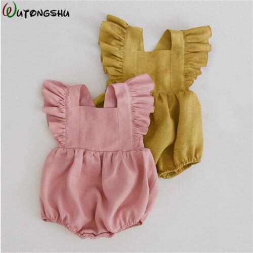 Wutongshu Bodysuit For Baby Girls