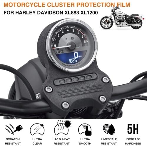 Motorcycle Cluster Scratch Protection Film Screen Protector For Harley Davidson XL883 XL1200 XL 883 1200