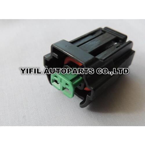 10pcs/lot 2 Pin/Way Fuel Injector Connector Plug For VW Audi A4 A6 SEAT 6189-0735 06A 973 722