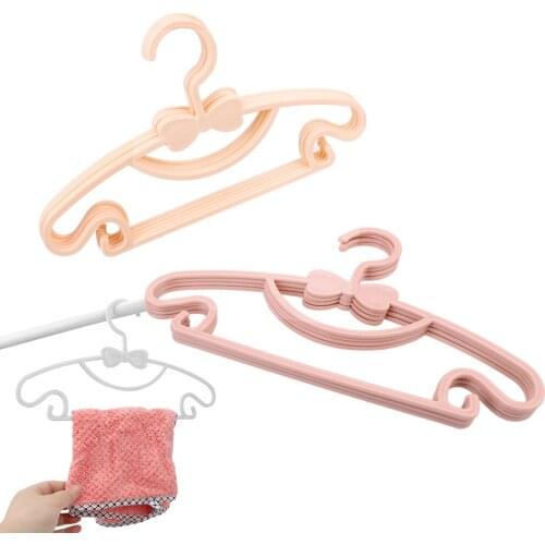 5 Pieces Clothes Drying Rack Children Clothes Hanger Plastic Kids Toddler Baby Clothes Coat Hangers