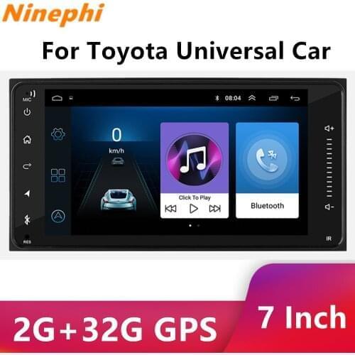 Ninephi 7" 2Din Android Auto Radio For Toyota Rav4 Prius Corolla GPS Navigation Autoradio Car Stereo Multimedia Audio Player