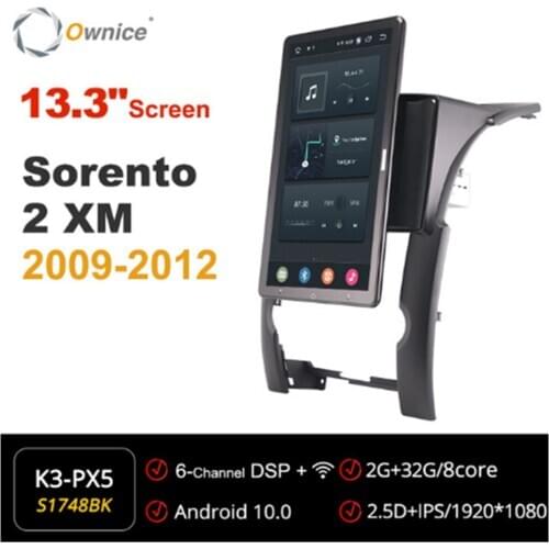 Ownice 1080P 13.3 Inch Android 10.0 Car Radio for Kia Sorento 2 XM 2009 -2012 GPS Multimedia Head Unit Stereo Player Rotatable