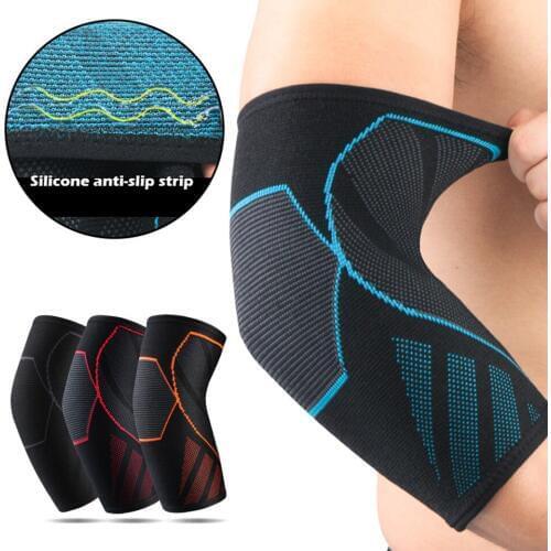 Dayselect 4 Colors Sports Safety Pressure Breathable Elbow pads 1Pcs Elastic Elbow Support Basketball Fitness Tennis Arm Brace