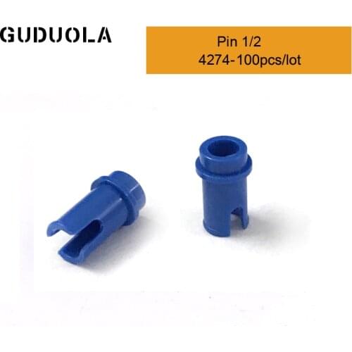 Technic Parts 4274 Technic Pin 1/2 MOC Technic Pin/Axle Building Block Assembles Particles Toys 100pcs/lot