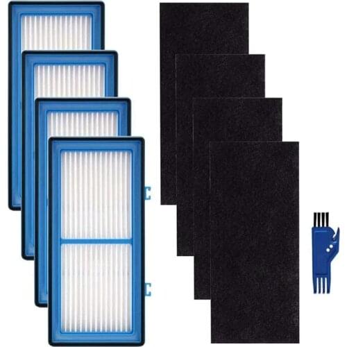 HEPA Filter- Filter for Holmes AER1 HAPF30AT Air Purifier , 4 HEPA + 4 Carbon Enhanced Filters+1 Cleaning Brush
