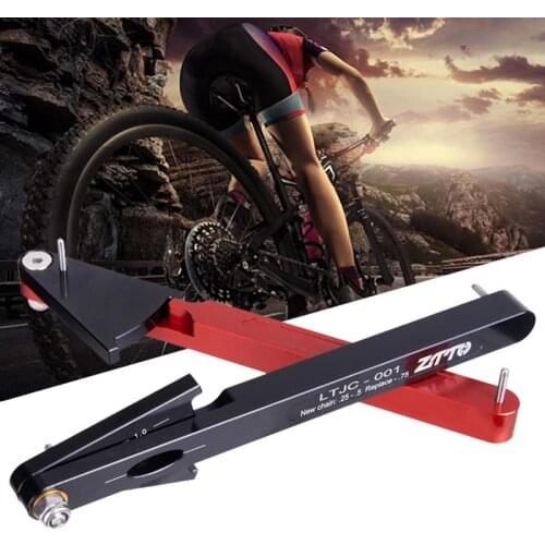 Mountian Bicycle Chain Wear Indicator Tool Checker Kits Functional Bike Repair Bicycle Chain Breaker Chain Inspection Tool