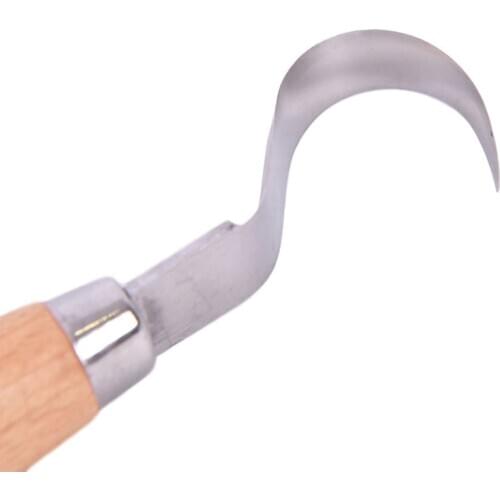 DIY Hook Knife Carving Tools Ergonomic Woodworking Spoon Durable Crooked Beginners Sculptural Stainless Steel Professional L0622
