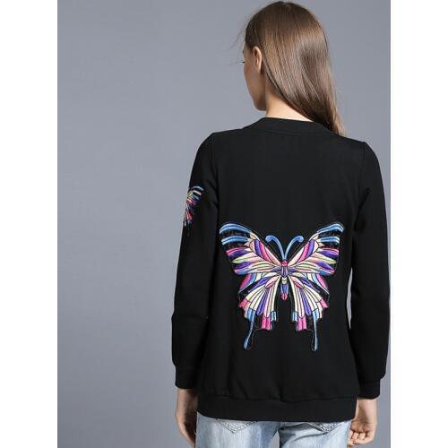 Jaqueta Feminina Plus Size Jacket Women Embroidery Coat Roupas Woman Clothes Jackets Top Femme Casaco Feminino KJ156