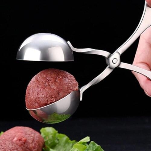 Multi-Functional Stainless Steel Meatball Maker Clip Fish Ball Rice Ball Making Mold Meatball Make Gadgets Kitchen Accessories