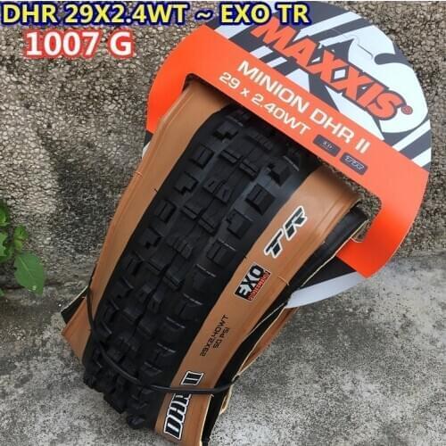 New products Maxxis tyre dhr/dhf with tan wall Coffee side tire for mountain bike