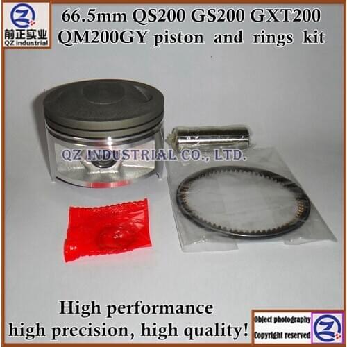 New and high quality for SUZUKI 200cc Motorcycle STD+0.50 66.5mm QM200 QS200 GS200 GXT200 QM200GY piston and rings kit