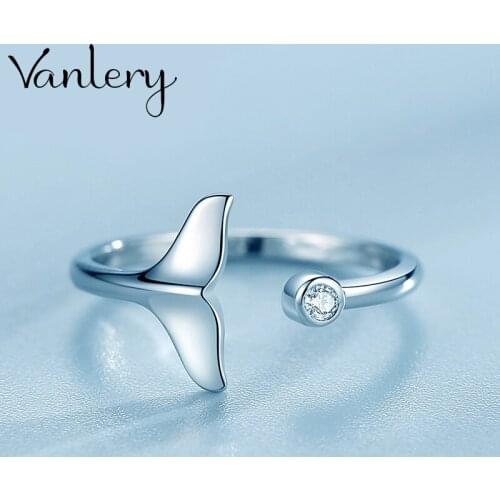 Personality Bohemian Vintage Fish Rings For Women Men Rings Gothic Jewelry Valentines Gifts 2021