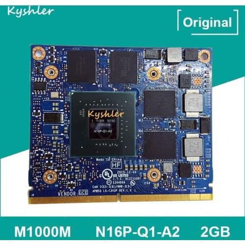 Original M1000M M1000 LS-C393P REV:1.0 GDDR5 2GB MXM Video Graphics Card N16P-Q1-A2 for HP ZBook15/17 G3 Fully Tested