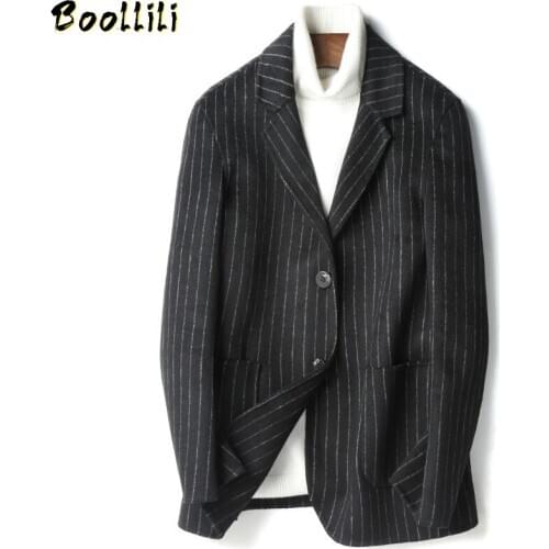 Boollili Autumn Winter Wool Coat Men Short Slim Overcoat 2020 New Cashmere Jacket Plus Size Casaco Masculino
