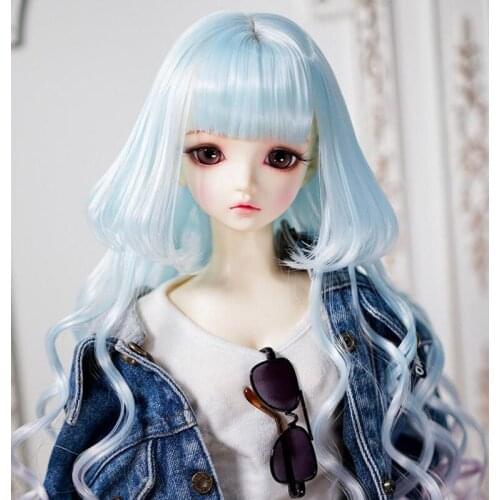 1/4 MSD Minifee Wig,1/3 Bjd Wig for SD Dd MDD Doll Accessories,Fashion Doll Wig 7-8'',8-9