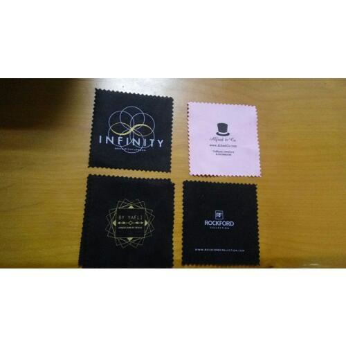 Custom Logo Printed For 500pcs 7*12cm Jewelry Polish Cleaning Cloth For Individually Packed In Plastic