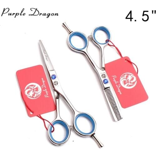 Professional Grooming Scissors 4.5" Stainless Dog Scissors Animal Straight Cats Thinning Shears Pet Scissors Dropshipping Z1117