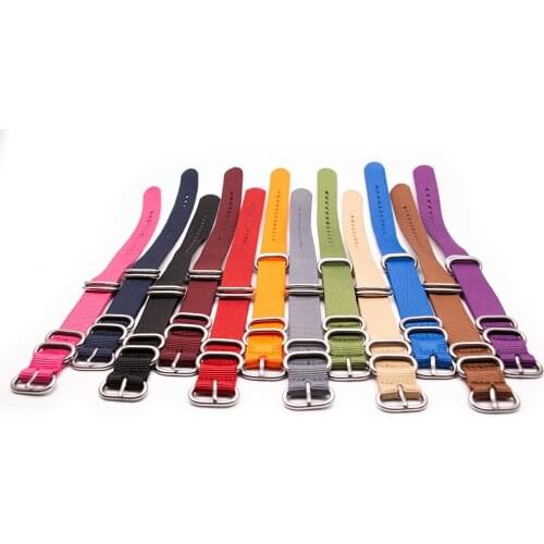 Military Nylon Strap 18mm 20mm 22mm Watch Band Nylon Replacement Watch Straps for Men Women Quick Release Wristband