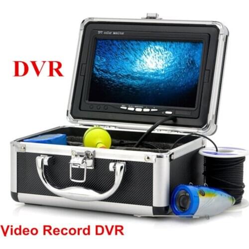 Fish Finder 7" TFT Monitor 1000TVL Underwater Fishing Camera 15M Cable With DVR Function Used In Ocean And Fresh Water Fishing
