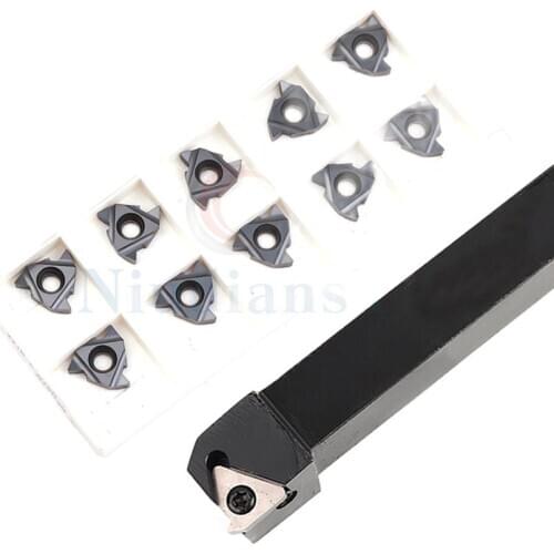 SEL2020K22 SEL2525M22 CNC External thread Turning tool bar 1PC+10PCS 22IR 3.5 5.5 ISO High strength Wear-resistant carbide blade