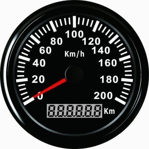 1pc 100% brand new 85mm GPS Speedometer Odometer 0-200km/h for Cars Racing Motorcycles