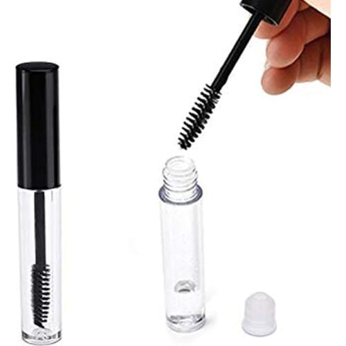 100pcs Empty Mascara Tube With Eyelash Wand Transfer Pipettes Set For Castor Oil DIY 12ml Mascara Container Plastic Pipe