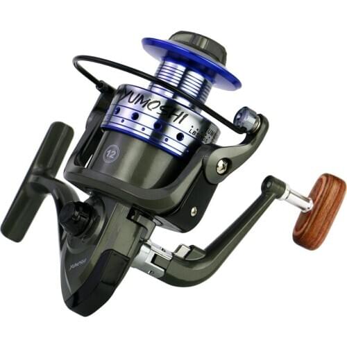 12BB Spinning Reel Metal Wire Cup Fishing Reel Raft Wheel Fishing Casting Carp Reels Freshwater Sea Fishing 3000-7000