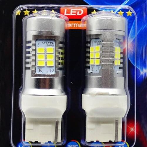 2Pcs T20 7440 LED Bulbs w21w White LED Reverse Backup Light 7440NA WY21W Yellow LED Indicator Turn Signal Light Bulbs