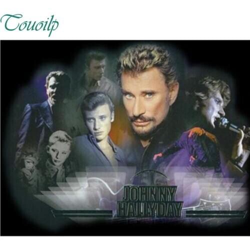 Diamond painting Superstar singer johnny hallyday cross stitch 5D spuare diy Rhinestones full embroidery crafts Diamond Mosaic