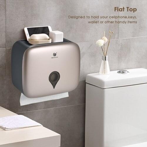 C-fold Towel Dispenser Wall Mounted Waterproof Toilet Paper Tissue Dispenser Holder for Hotel Food Service