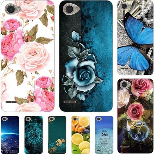 Fashion Flower Case For LG Q6 For LG Q 6 Alpha Q6 Plus X600 X600K X600S X600L Cover Soft Silicone Cat Printing Capa Back Coque