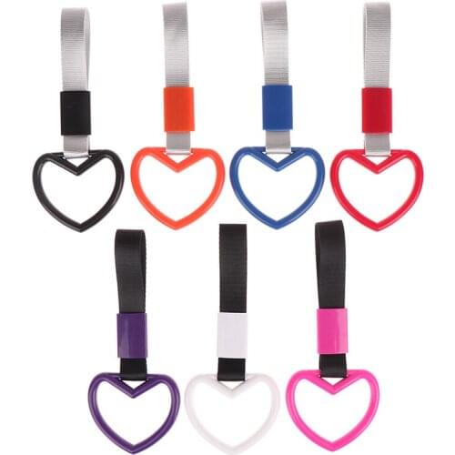 Hot Sale 1PC Heart Train Bus Handle Hand Strap Drift Charm Strap Drift Auto Accessories Car Styling Car Tuning