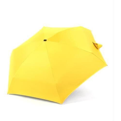 Innovative Super Light Flat Five-Folded Advertising Umbrella Sun Rain Folding Mini Pocket Umbrella Portable Umbrella