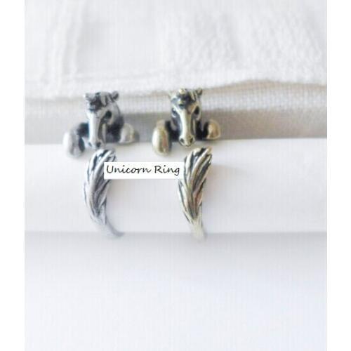 Newest Listed Retro Handmade Unicorn Ring Animal Gift Idea