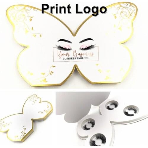 Lash Boxes Wholesale Eyelash Packaging Newest Golden butterfly Empty Lash Case with Clear Tray 25mm Mink Lash Boxes Packaging