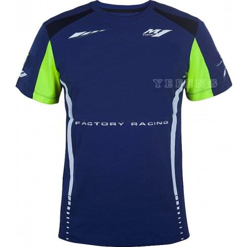 Summer Motorcycle For Yamaha Quick dry Breathable Men Blue Green T Shirt Ractory Racing Team Motocross Clothing Riding T-Shirt