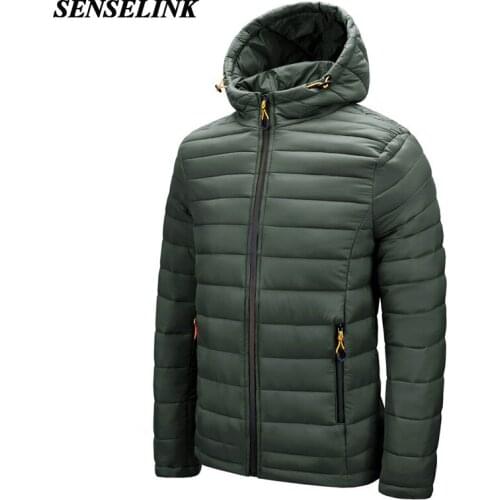 2021 Winter New Warm Jacket Men Casual Fashion Thick Hooded Parka Men Waterproof Slim High Quality Jacket Jacket Men