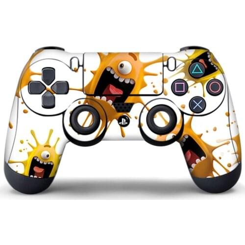 Vinyl Protective Sticker Cover For PS4 4 Pro Slim Skin Decal For Sony PlayStation Game Controller Accessories 15 Styles