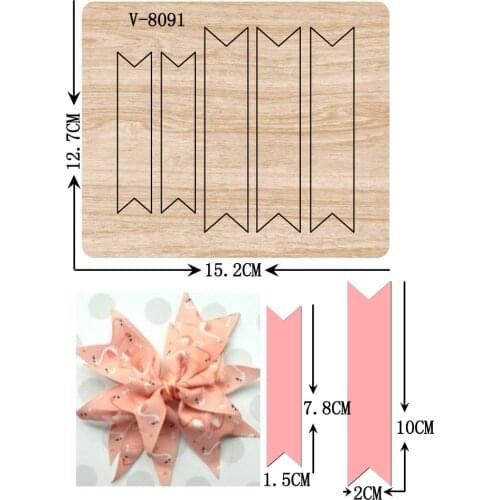 New Flowers and bows wooden dies cutting dies for scrapbooking Multiple sizes V-8091