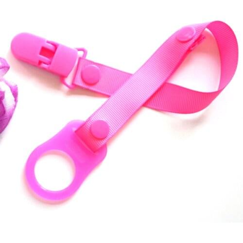 2019 NEW Hand made Funny dummy clip/holder soother pacifier chain for boy/girl baby With Silicone Mam Pacifier Adapter Rings