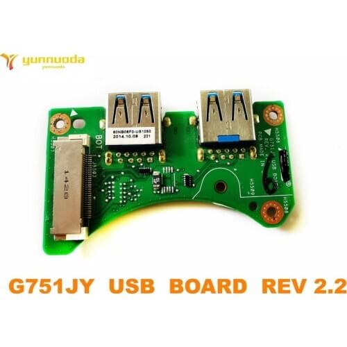 Original for ASUS G751JY USB BOARD REV 2.2 tested good free shipping