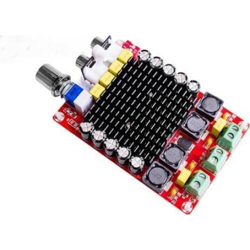 TDA7498 Digital Power Amplifier Board 100W+100W Dual channel Stereo Audio amplifier Class D for speaker DC 15-34V E4-001