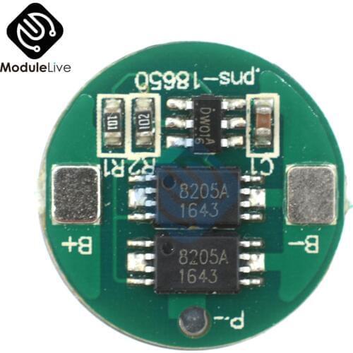 1PC Dual MOS Battery Protection Board for 18650 Lithium Battery for 3 Detection Circuit Diy Kit Electronic PCB Board Module