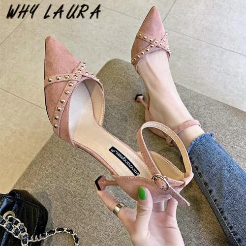 2021 Summer Heel Sandals for Women Pointed Womens Party for Women Sandals for Women Elegant Sandals for Women