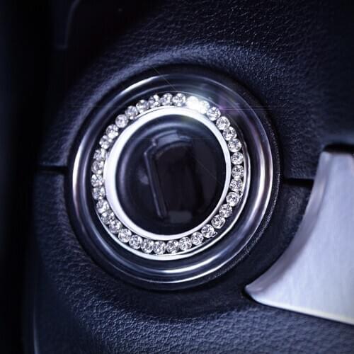 Car Styling Engine Start Stop Ignition Ring For Hyundai Accent Coupe Elantra 6 XD 4 Avante H-1 i10 2 Sonata Verna XG Accessories