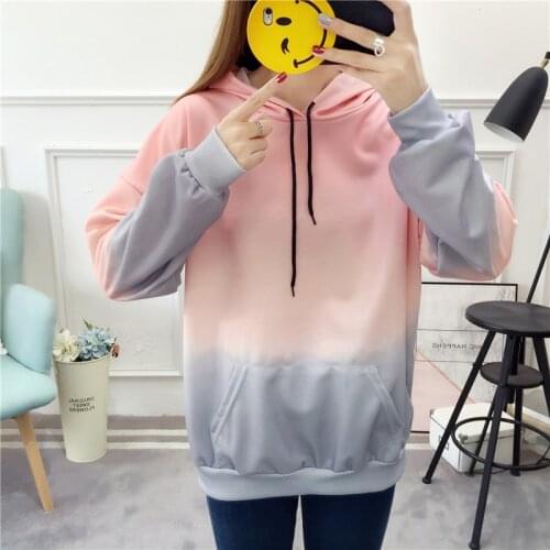 Spot film plus velvet thickening languid is lazy wind coat and thick wool fleece female hooded wind students T big yards