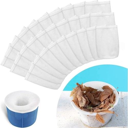 10pcs Pool Skimmer Socks For Filters Baskets And Skimmers The Ideal Sock/Net/Reservoir To Protect Your Inground Or Above Ground