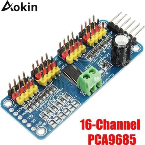 16 Channel 12-bit PWM/Servo Driver-I2C interface PCA9685 module for arduino Robot Raspberry pi shield module servo shield