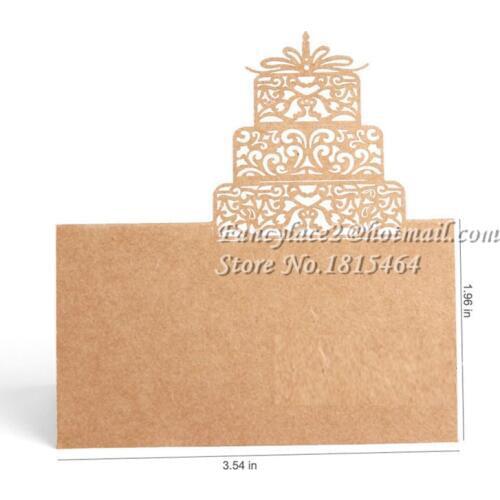 50pcs New Wedding Laser Cut Damask Name Place Cards Table Cards Wedding Sweets Favours Free Shipping